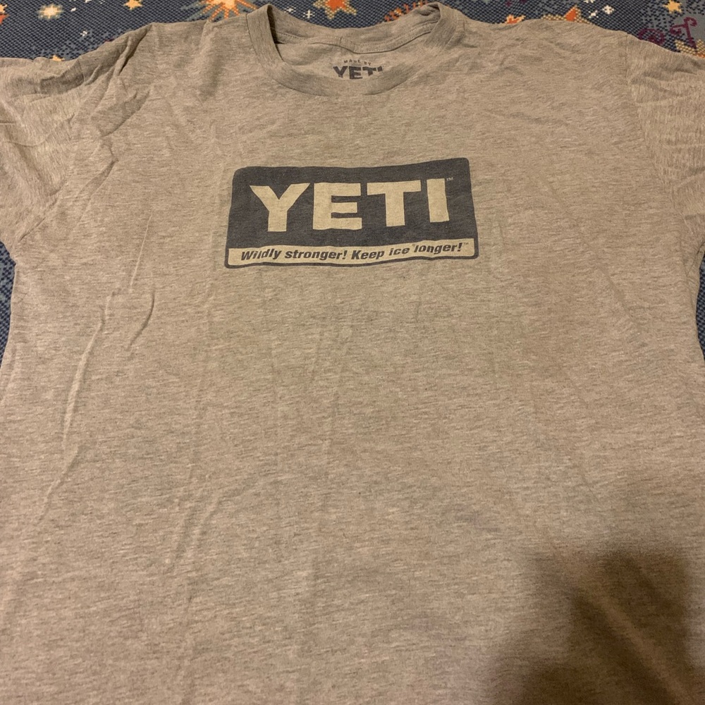 gray yeti tshirt